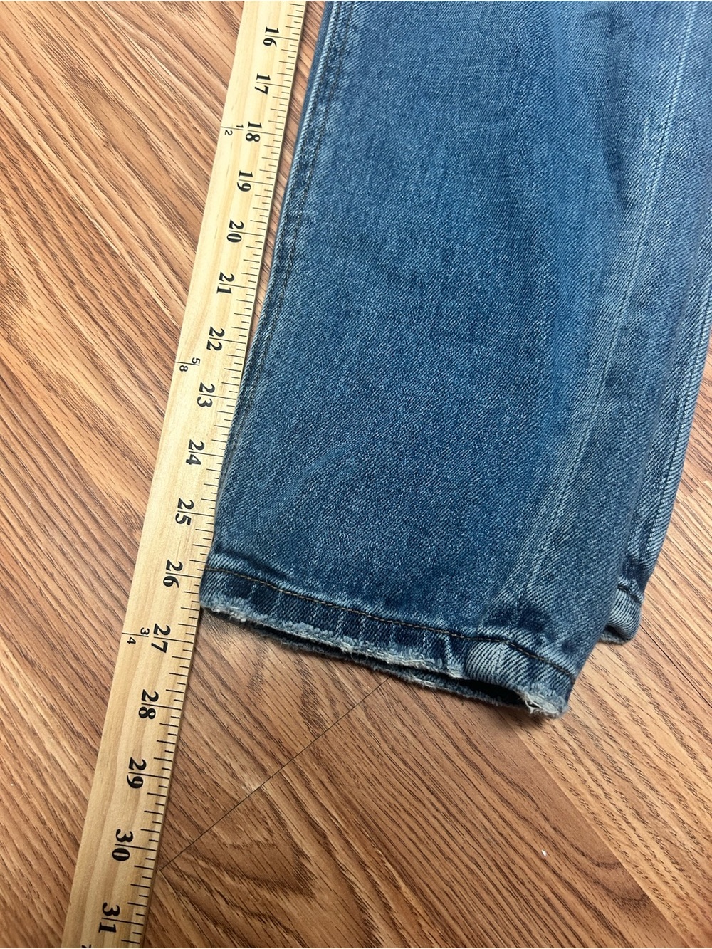 VERVET Women's High Rise Straight Leg Jeans Medium Wash Stretch Denim Size 28 - Picture 5 of 11